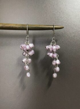Vintage古着 Whispering Wisteria耳饰