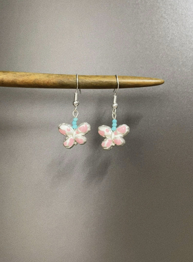 Vintage古着 Balloon butterfly耳饰