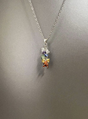 Vintage古着 Bohemian gravel项链