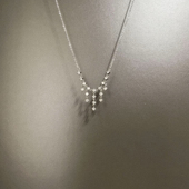 broken Vintage古著 Tassel diamond项链