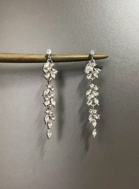 Vintage古着 Wavering Diamond Silver耳饰