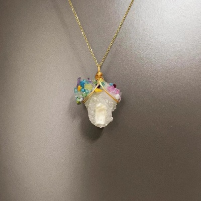 Vintage古着 Dopamine natural stone项链