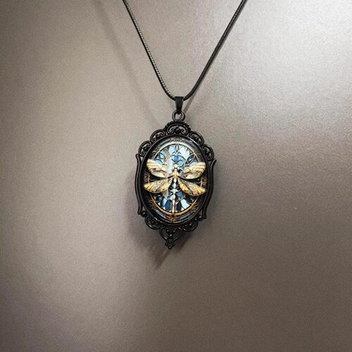 Vintage古着 Elegant dragonfly项链