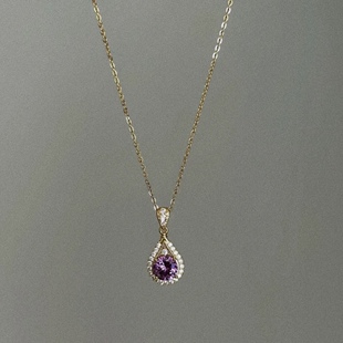 Vintage古着 tears项链 Purple