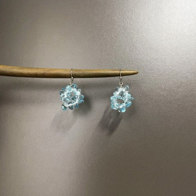 Vintage古着 Midsummer Night Blue耳饰