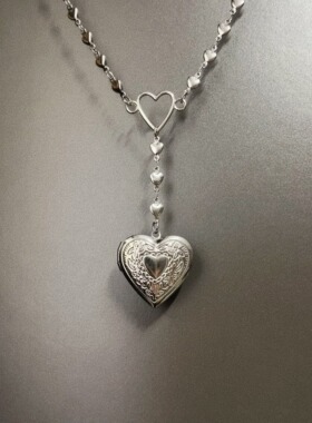 Vintage古着 Secret of heart box项链