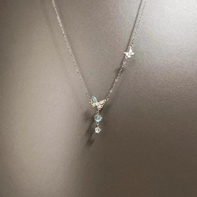 Vintage古着 Moonlight Butterflies项链