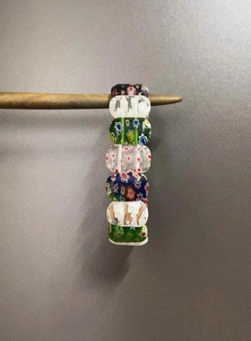 Vintage古着 Dopamine pearl flowers手串