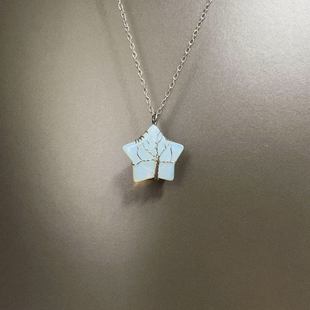 Vintage古着 star项链 Crystal