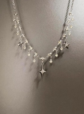 Vintage古着 Silver Star River项链
