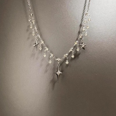 Vintage古着 Silver Star River项链