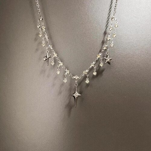Vintage古着 Silver Star River项链