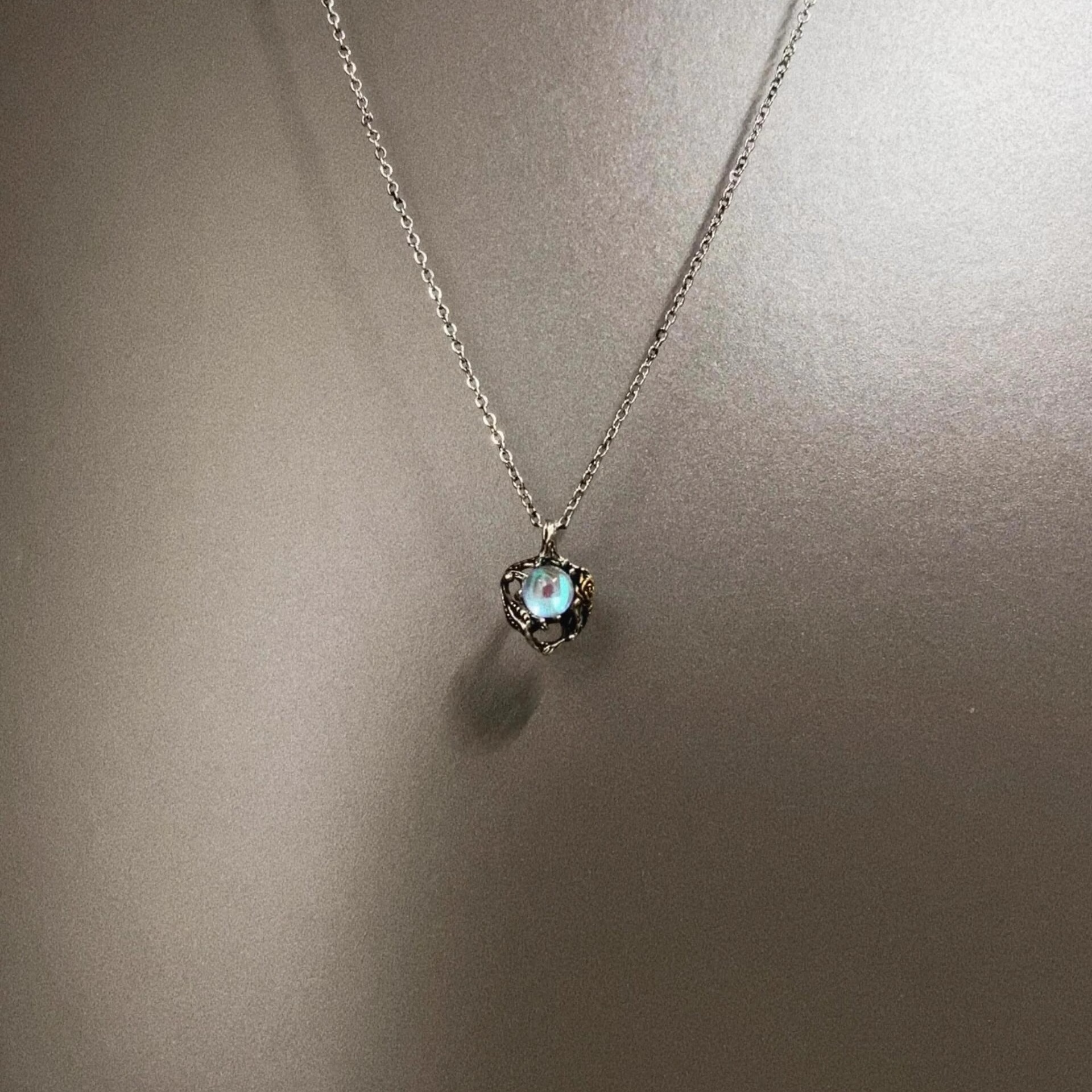 Vintage古着 Tree leaves项链