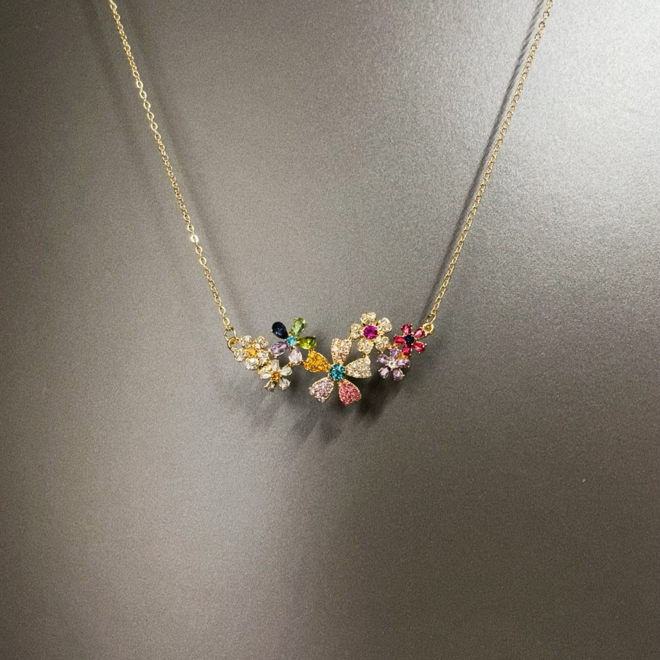 Vintage古着 Floral Star Trails项链