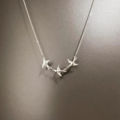 Vintage古着 Birds in the wilderness项链