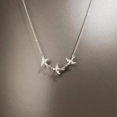 Vintage古着 Birds in the wilderness项链