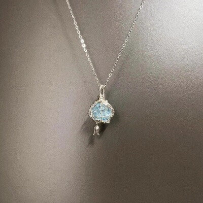手工 Summer fish ice butterfly项链