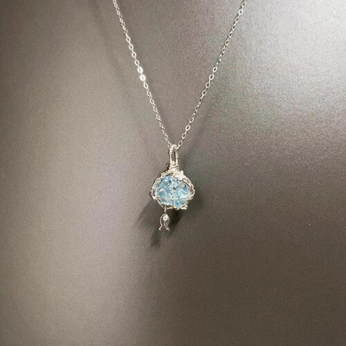 手工 Summer fish ice butterfly项链