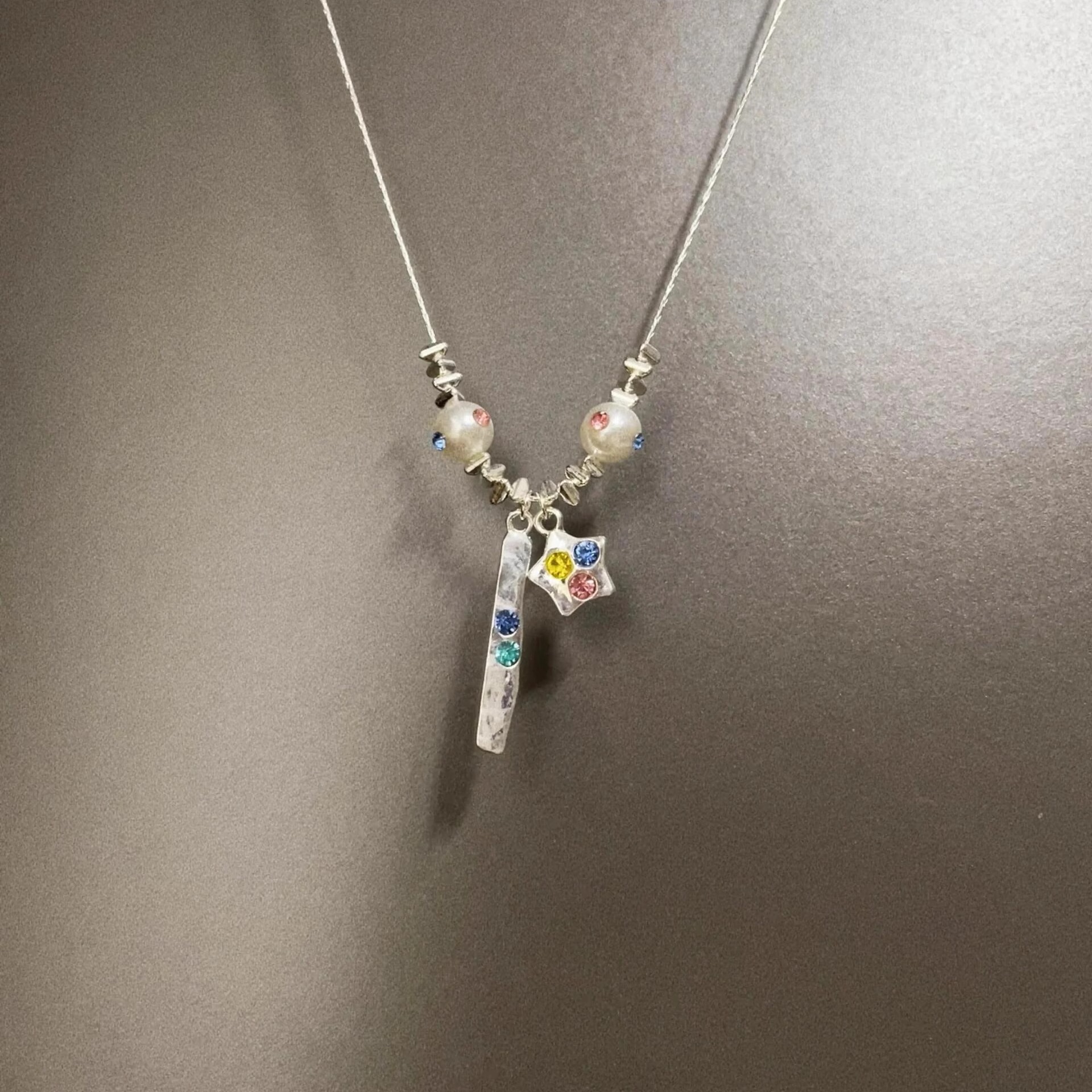 Vintage古着 Gravel stars项链