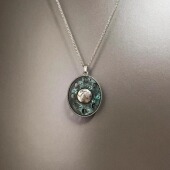 Our planet and Vintage古着 the stars项链