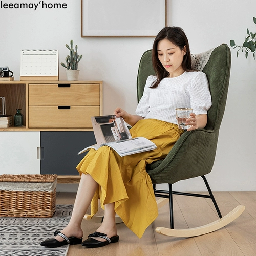 Качалка из натурального дерева, диван для домашнего использования для отдыха