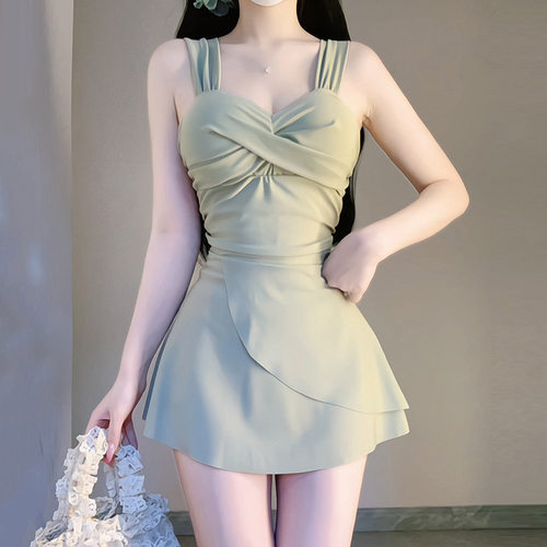 泳衣女高级感2026新款绝美氛围感小胸聚拢纯欲独特漂亮ins高颜值