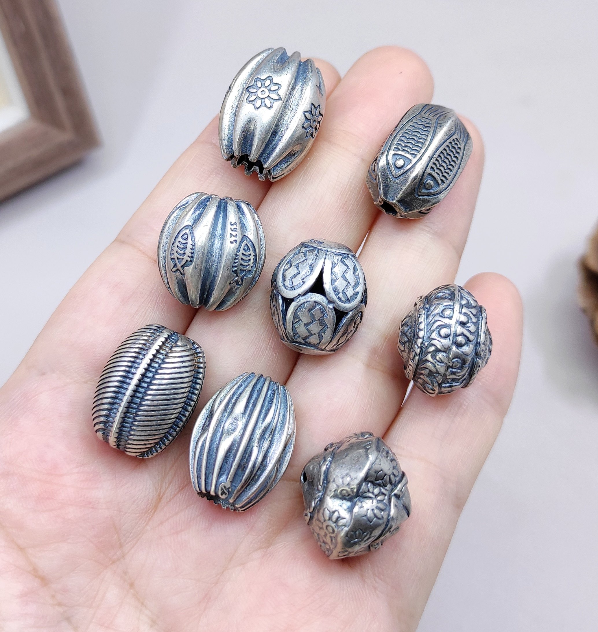 S925纯银手链项链配件做旧diy手作串珠材料配饰100元包邮530 3,饰品/流行首饰/时尚饰品新,其他DIY饰品配件,淘宝优惠券,粉丝福利购,淘宝优惠卷