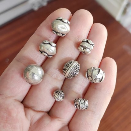 泰国清迈手工银手链项链配件diy手作串珠材料配饰100元包邮32 7