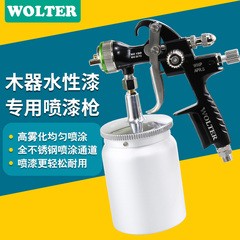 WOLTER沃尔特水性木器漆压送式喷枪家具汽车喷漆枪气动隔膜泵专用