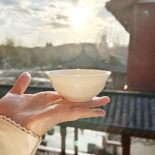 华虫以章【摆台小碗】3寸3.5英寸迷你小碗骨瓷饭碗小汤碗调料碗