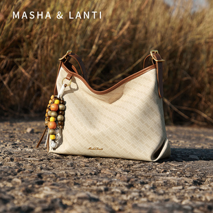 马莎兰缇【越过山海】满愿包女2026新款斜挎hobo托特包上班通勤包