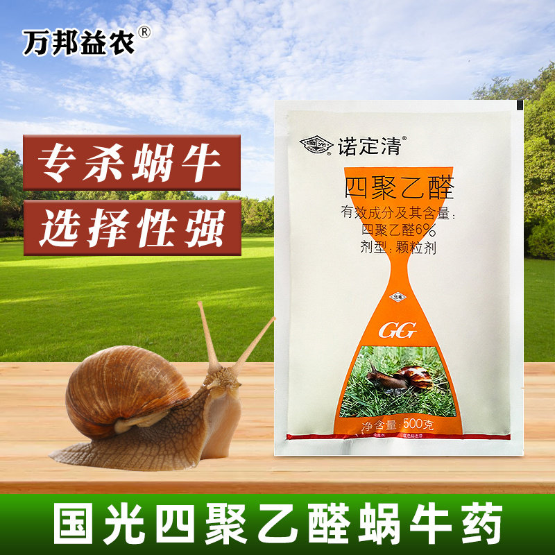 国光诺定清四聚乙醛蜗牛药图片