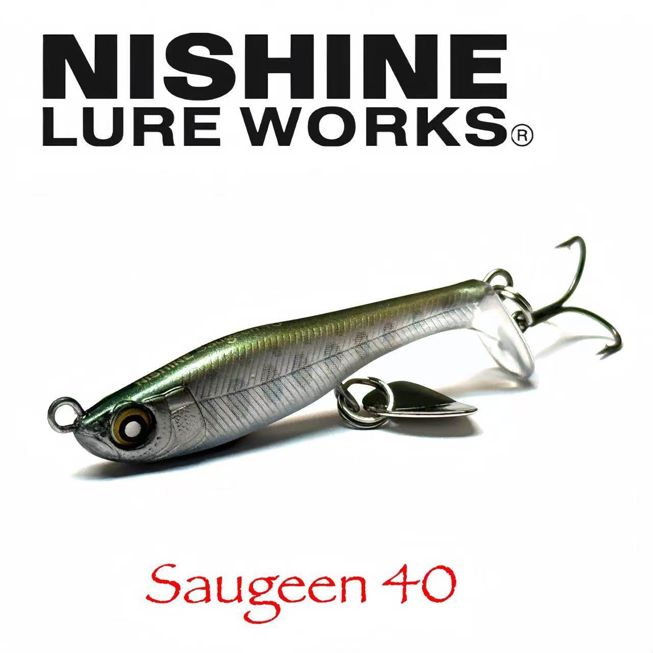 日本进口NISHINE路亚饵Saugeen 40带亮片仿真小鱼全泳层硬饵 溪流,户外/登山/野营/旅行用品,路亚饵,淘宝优惠券,粉丝福利购,淘宝优惠卷
