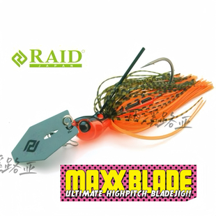 日本进口RAID挡水板jig路亚饵MAXX BLADE快速搜索金属饵鲈鱼狗鱼