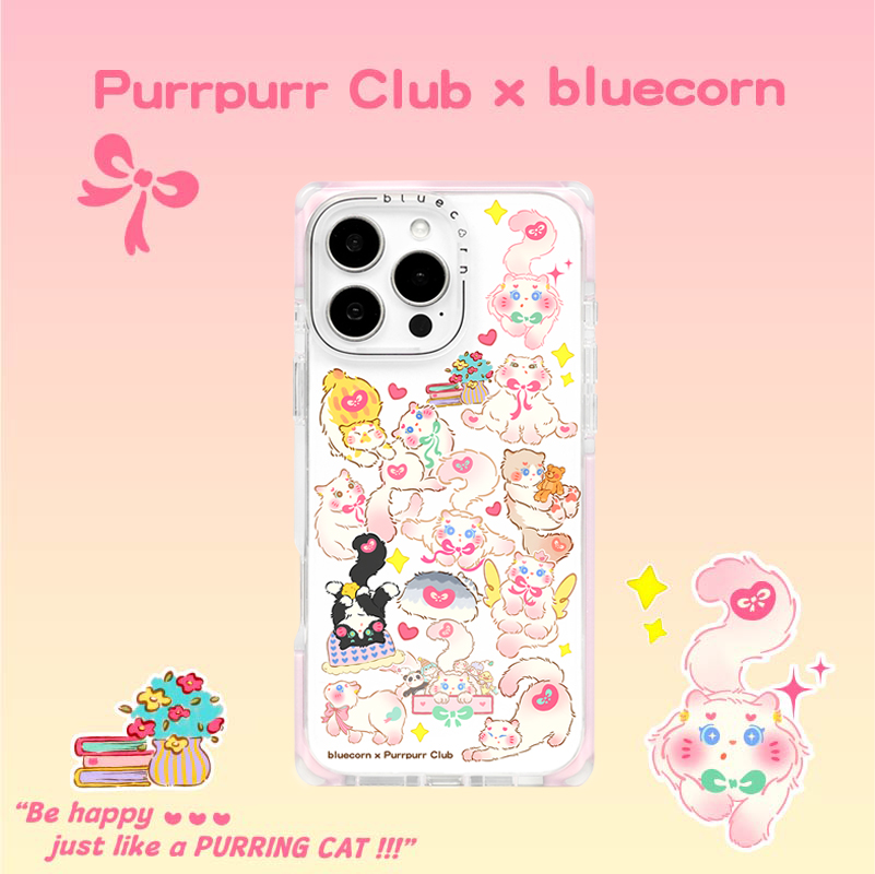 贴纸pipi粉红猫防摔手机壳