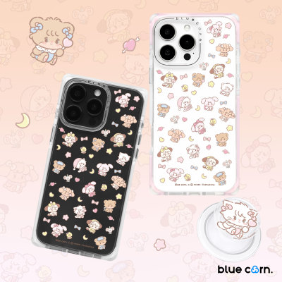 【bluecorn】蓝色苞米联名mikko小鼻噶适用于iPhone 17/16/15PRO/MAX magsafe镜面磁吸防摔手机壳全包保护套