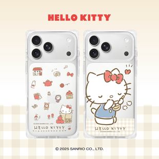 授权kitty猫凯蒂猫合集2适用于苹果iPhone17 蓝色苞米三丽鸥正版 Max手机壳保护套 Pro bluecorn