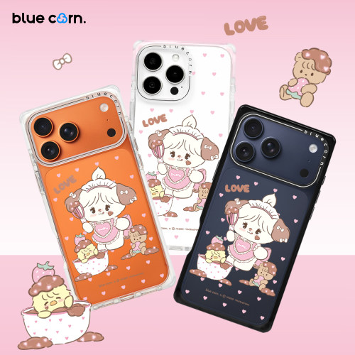 【bluecorn】蓝色苞米联名MIKKO舒芙蕾甜品师适用于iPhone 18/17/16/15PRO/MAXmagsafe磁吸防摔手机壳保护套