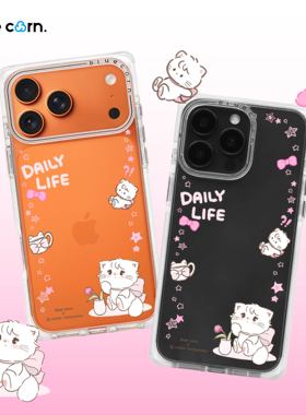 【bluecorn】蓝色苞米联名MIKKO慕斯猫相框适用于iPhone 17/16/15PRO/MAX magsafe 镜面磁吸防摔手机壳保护套