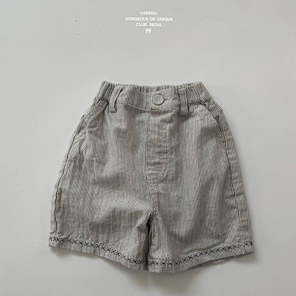 NNKIDS韩国进口GOU童装代购男女儿童韩系休闲春款棉麻柔软五分裤,童装/婴儿装/亲子装,裤子,淘宝优惠券,粉丝福利购,淘宝优惠卷