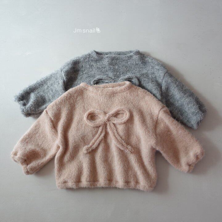 NNKIDS韩国进口正品童装代购女童儿童韩系毛绒蝴蝶结套头卫衣