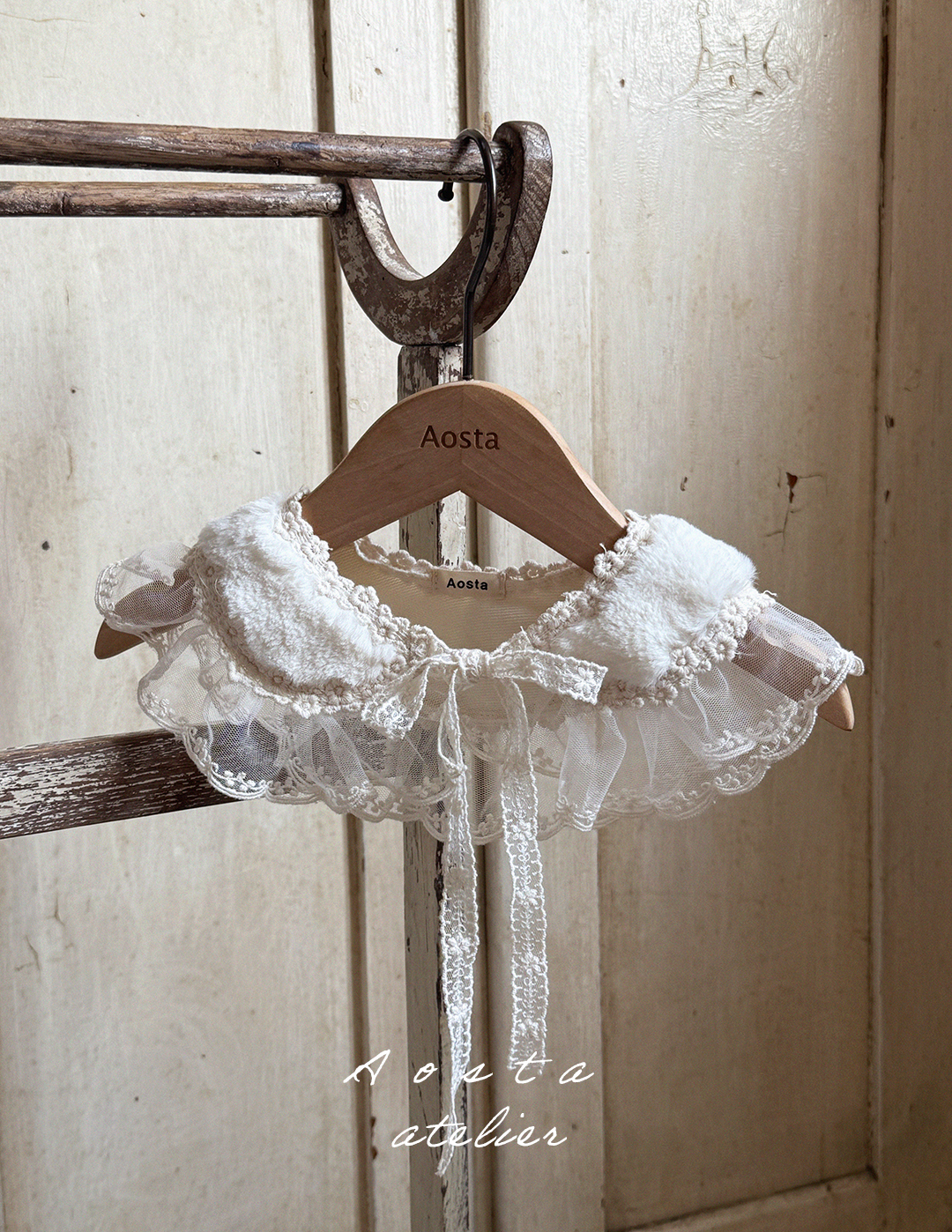 NNKIDS韩国进口正品童装代购女童儿童宝宝韩系甜美蕾丝花边假领子