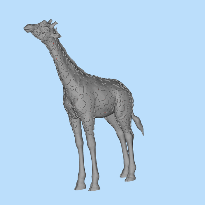 长颈鹿模型03200624三维图纸（STL格式）