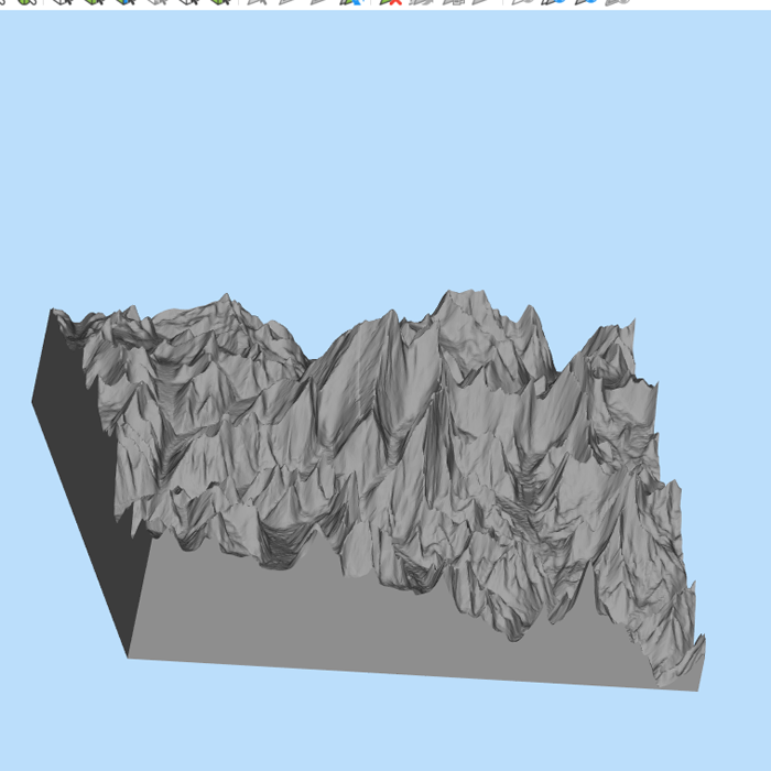 珠穆朗玛峰模型01200702三维图纸（STL格式）