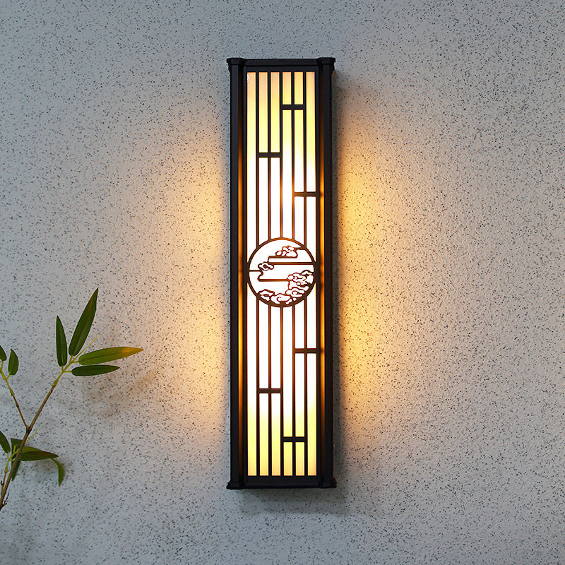 新中式壁灯户外防水花园别墅大门两侧院子外墙阳台柱子室外庭院灯