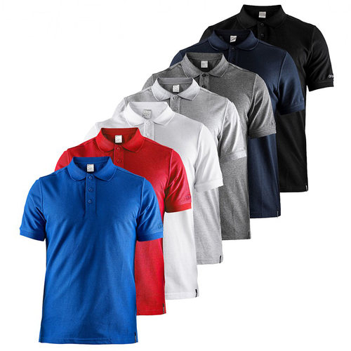 瑞典品牌男短袖运动通勤体恤涤棉