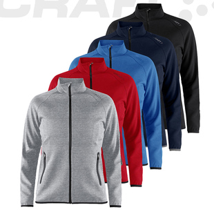 craft女款1905783春秋开衫卫衣立领运动夹克休闲速干透气外套