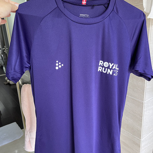 craft丹麦ROYAL RUN皇家奔跑马拉松速干透气吸湿排汗圆领短袖体恤