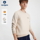 T恤套头衫 Navigare意大利小帆船圆领卫衣男加薄绒秋冬新款 长袖