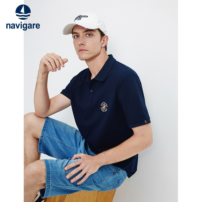 [凉感]Navigare意大利小帆船短袖POLO衫男2026夏季